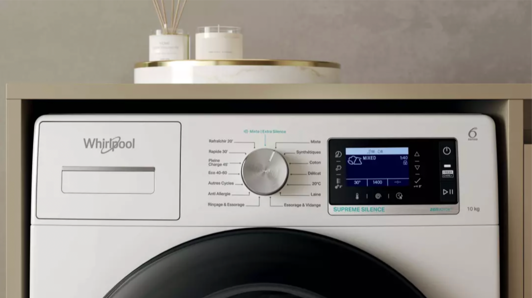 Lave-linge WHIRLPOOL W608FR