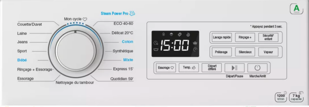 Lave-linge FAGOR FLT7012ADP