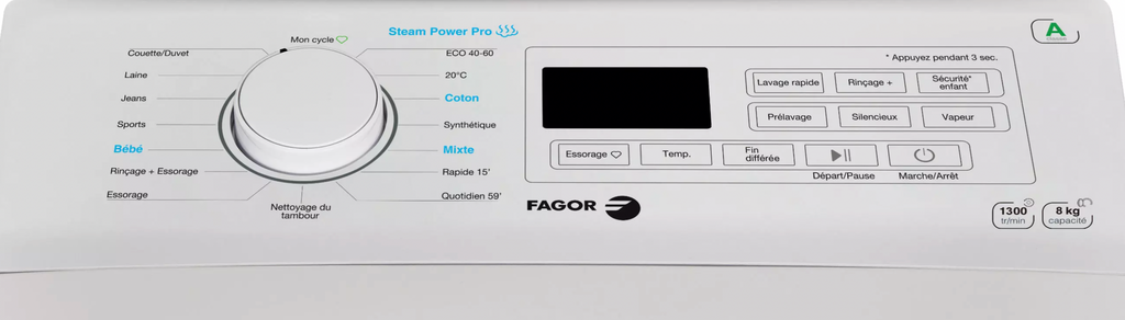 Lave-linge FAGOR FLT8013ADP