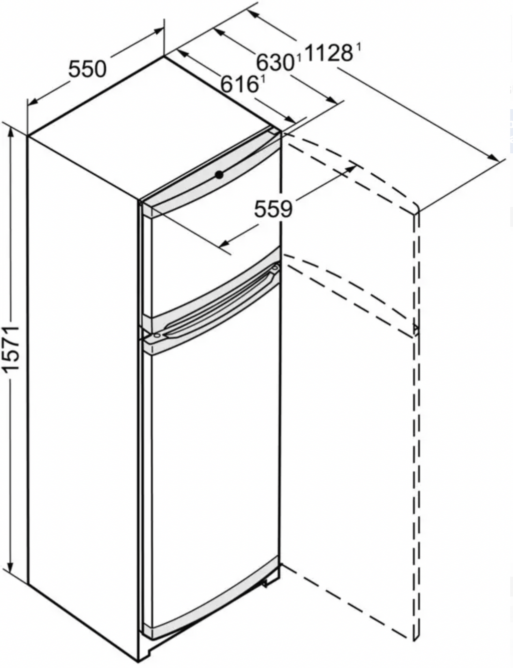 Réfrigérateur 2 portes LIEBHERR CTPELE251-26